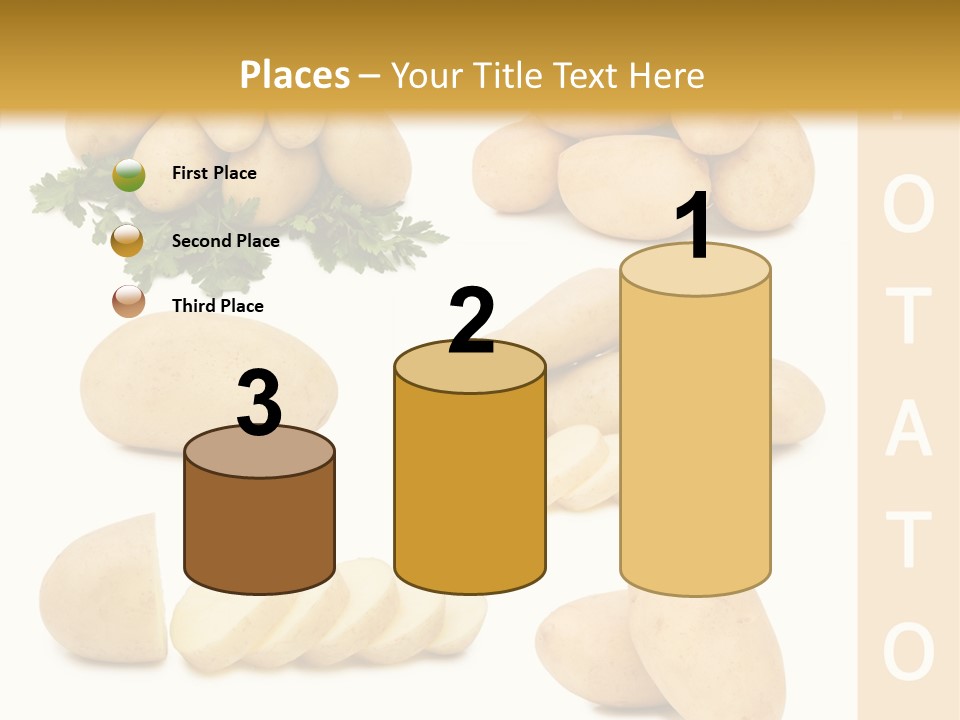 Carbohydrate Vegetarian Food PowerPoint Template