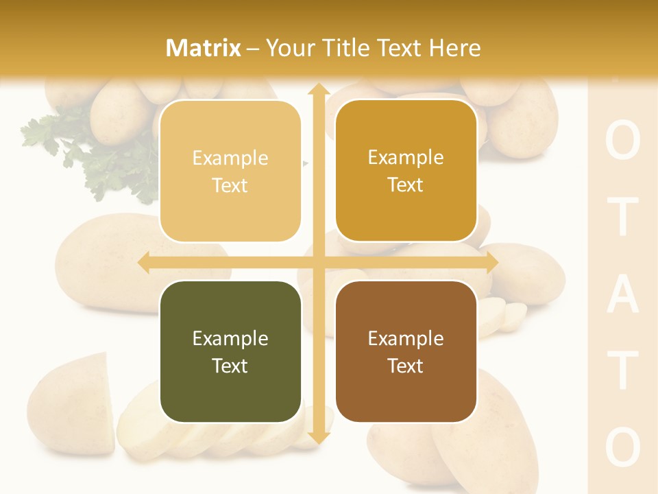 Carbohydrate Vegetarian Food PowerPoint Template