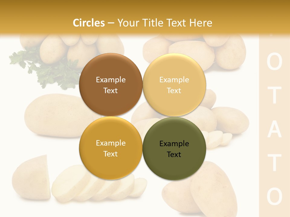 Carbohydrate Vegetarian Food PowerPoint Template