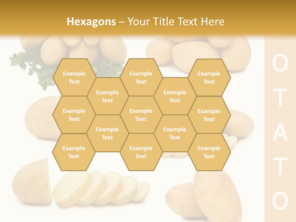 Carbohydrate Vegetarian Food PowerPoint Template