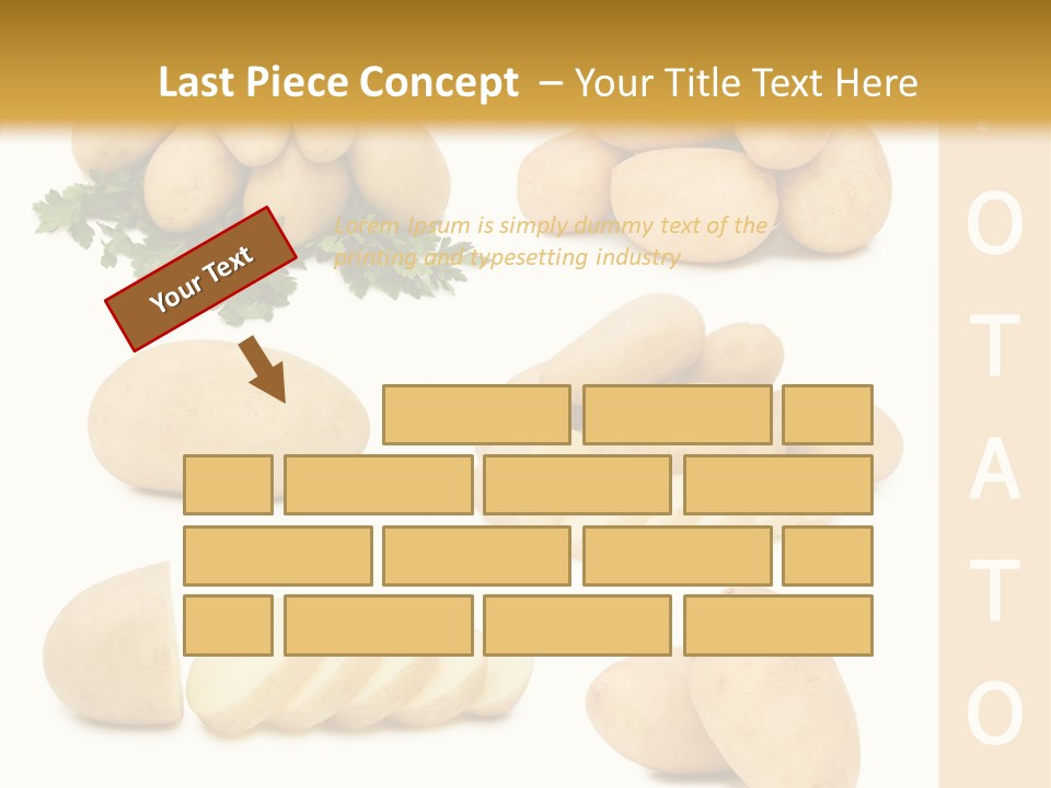 Carbohydrate Vegetarian Food PowerPoint Template