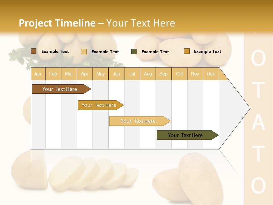 Carbohydrate Vegetarian Food PowerPoint Template