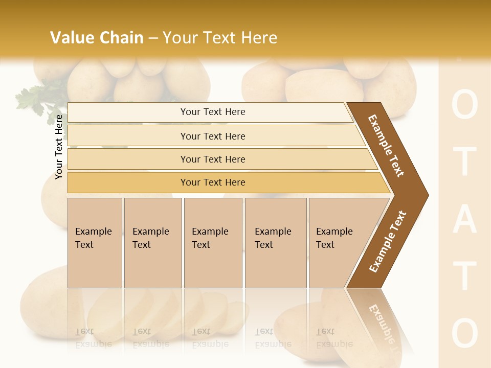 Carbohydrate Vegetarian Food PowerPoint Template