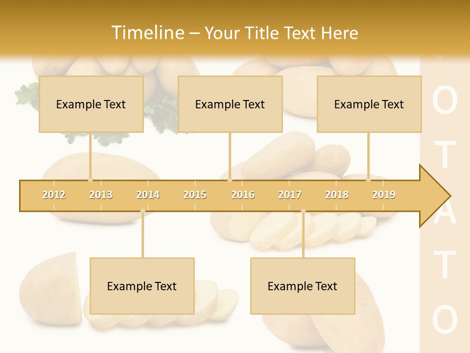 Carbohydrate Vegetarian Food PowerPoint Template