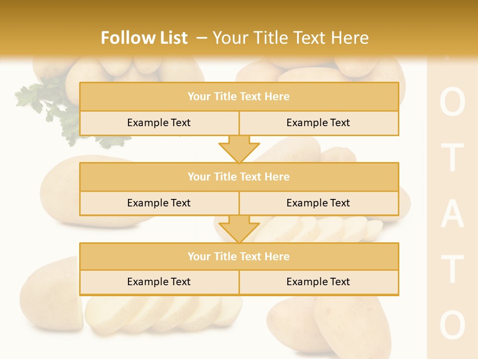 Carbohydrate Vegetarian Food PowerPoint Template
