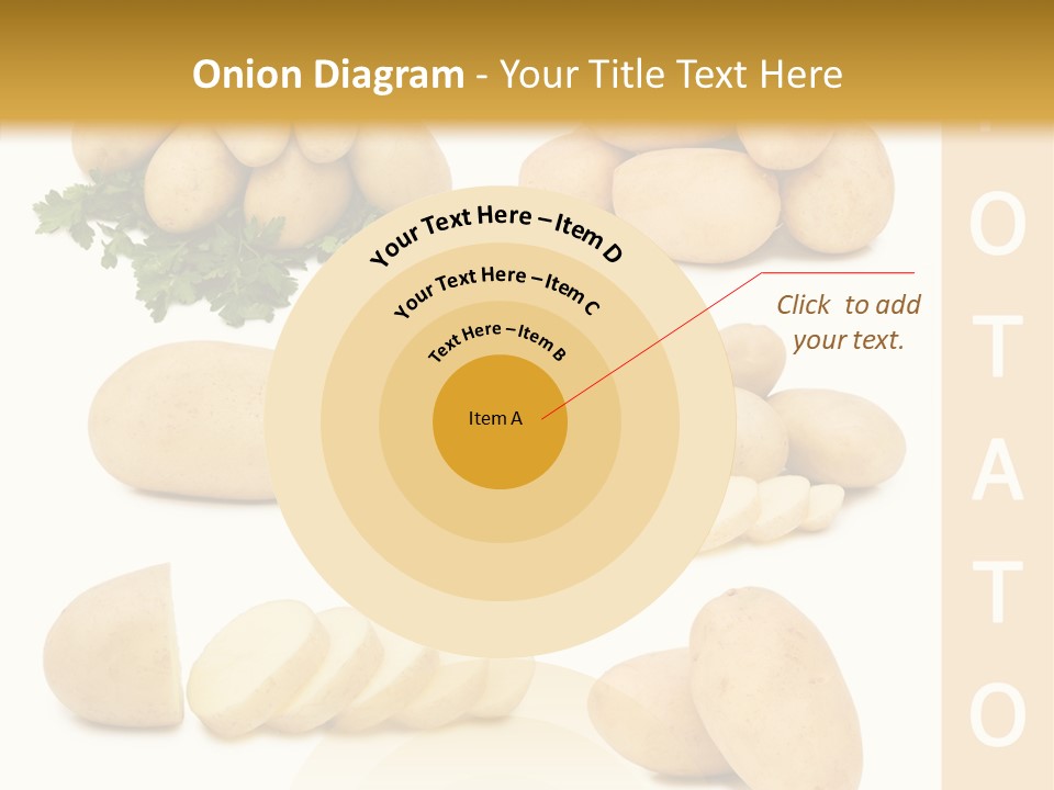 Carbohydrate Vegetarian Food PowerPoint Template