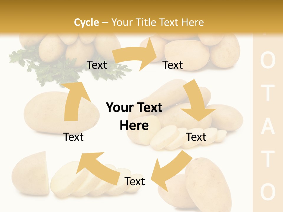 Carbohydrate Vegetarian Food PowerPoint Template