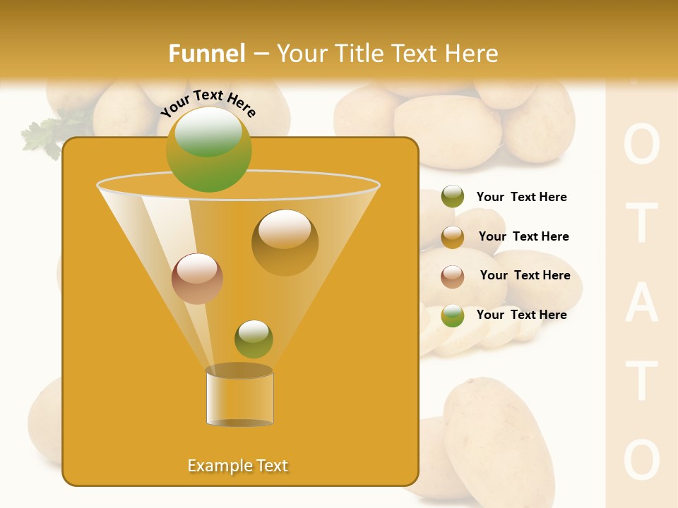 Carbohydrate Vegetarian Food PowerPoint Template