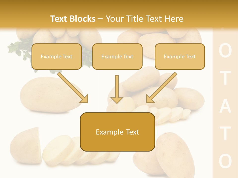Carbohydrate Vegetarian Food PowerPoint Template