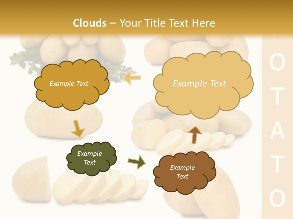 Carbohydrate Vegetarian Food PowerPoint Template
