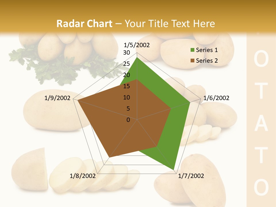 Carbohydrate Vegetarian Food PowerPoint Template
