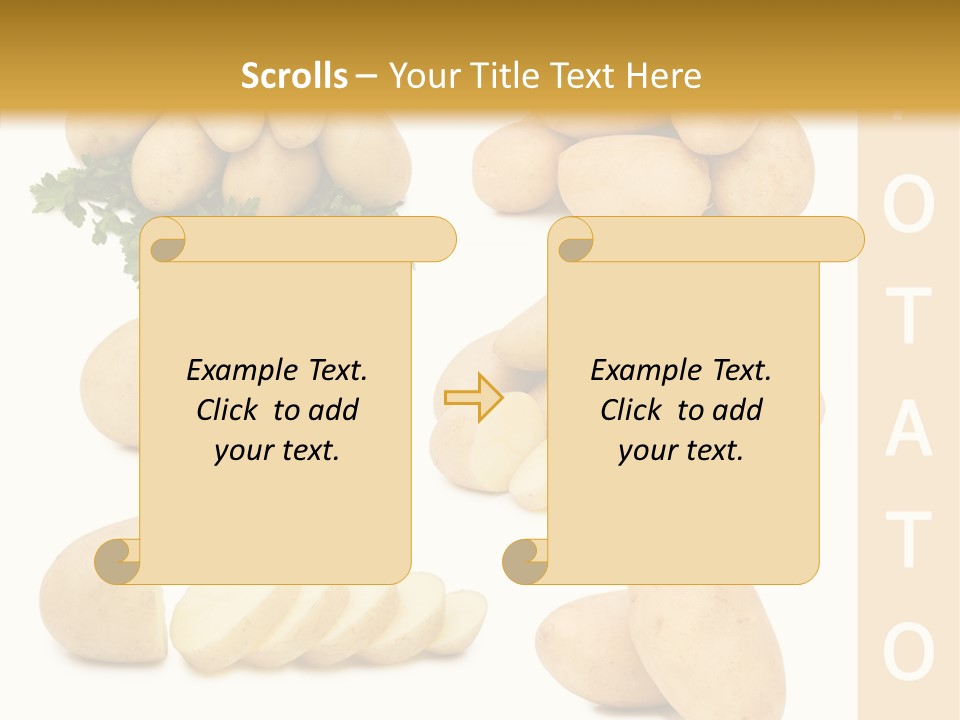 Carbohydrate Vegetarian Food PowerPoint Template