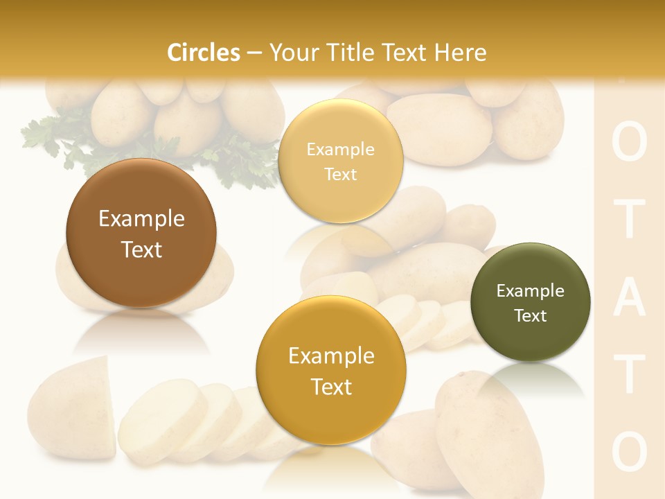 Carbohydrate Vegetarian Food PowerPoint Template