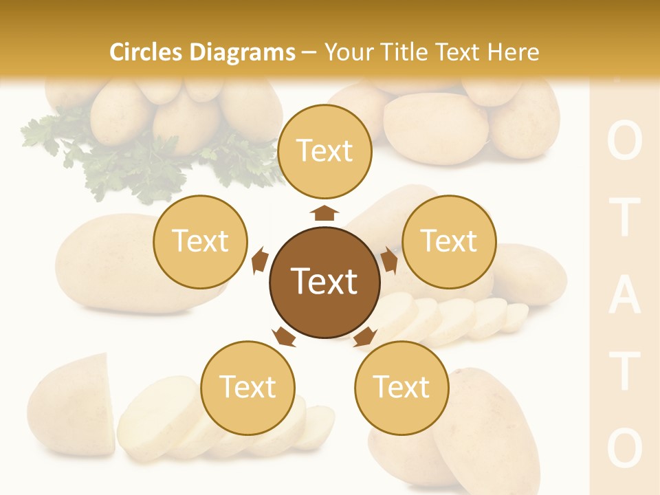 Carbohydrate Vegetarian Food PowerPoint Template