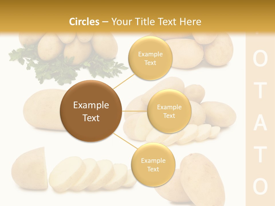 Carbohydrate Vegetarian Food PowerPoint Template
