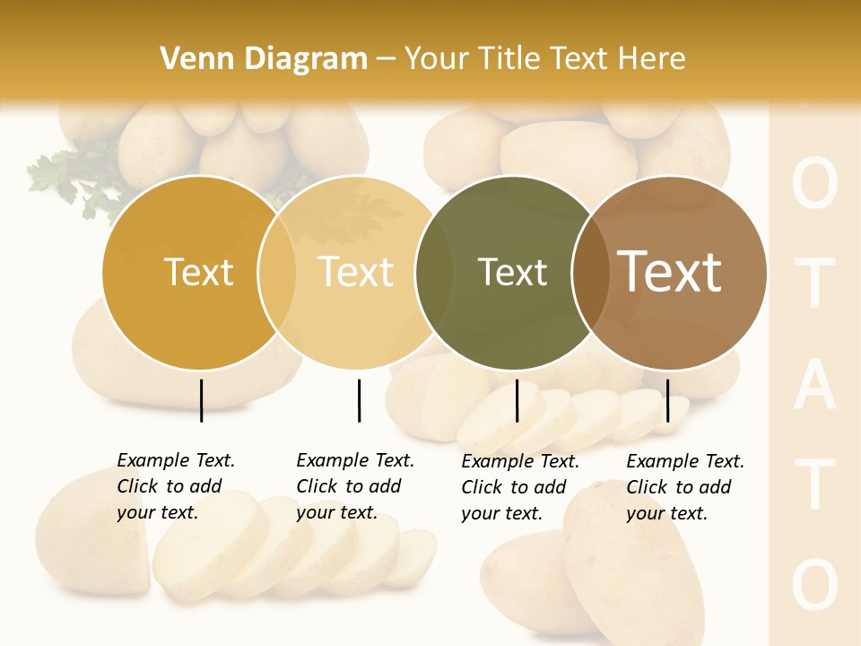Carbohydrate Vegetarian Food PowerPoint Template