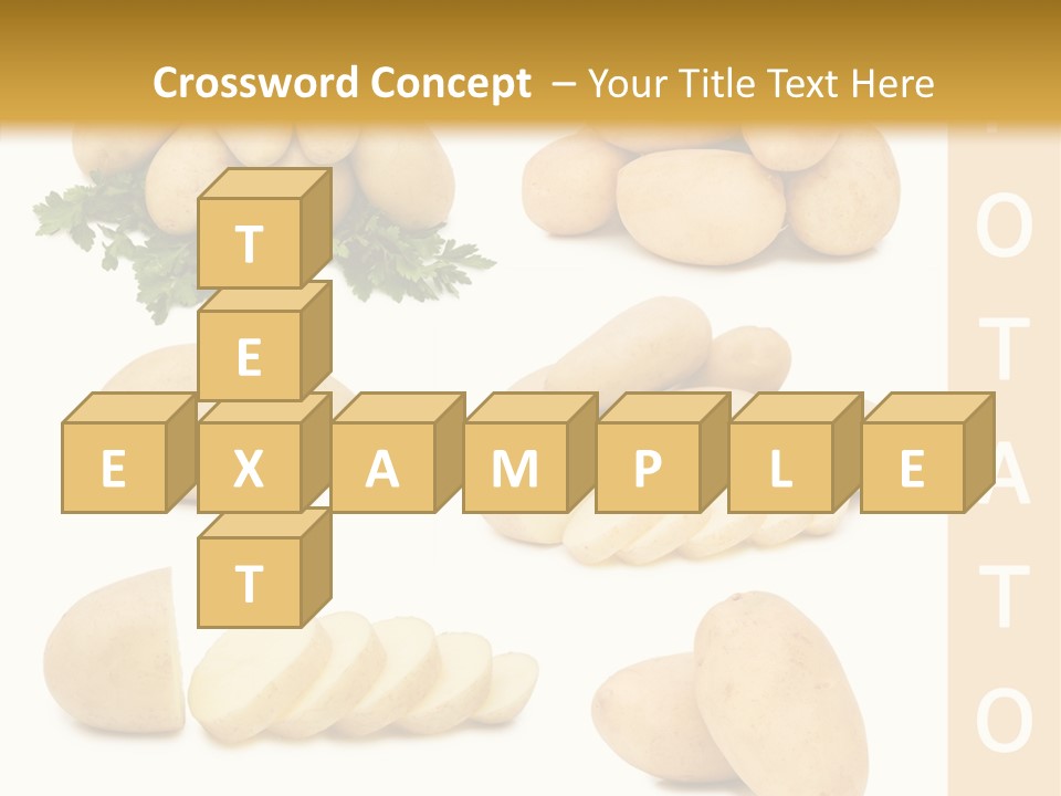 Carbohydrate Vegetarian Food PowerPoint Template