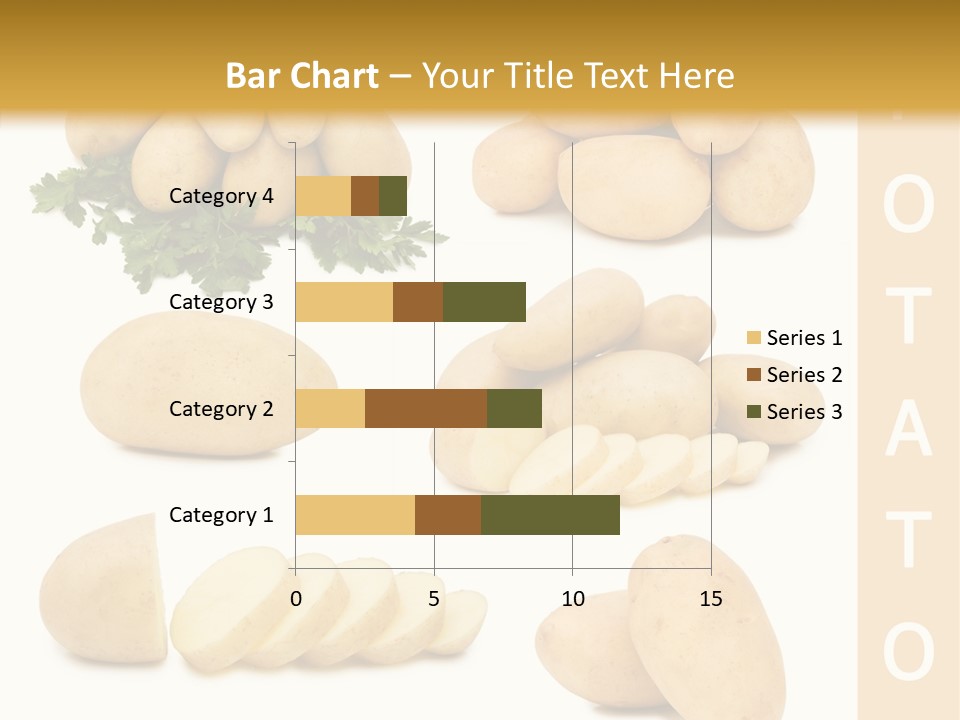 Carbohydrate Vegetarian Food PowerPoint Template