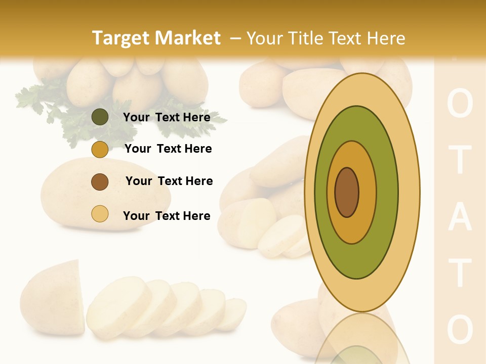 Carbohydrate Vegetarian Food PowerPoint Template