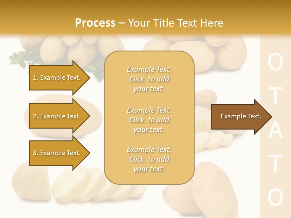 Carbohydrate Vegetarian Food PowerPoint Template