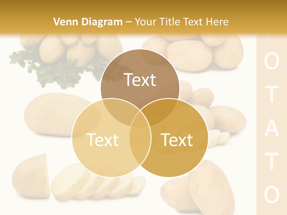 Carbohydrate Vegetarian Food PowerPoint Template
