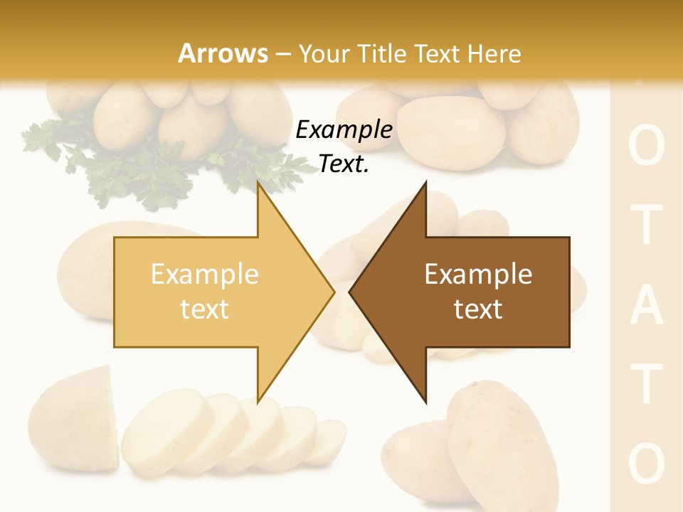 Carbohydrate Vegetarian Food PowerPoint Template