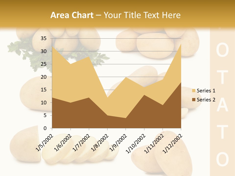 Carbohydrate Vegetarian Food PowerPoint Template