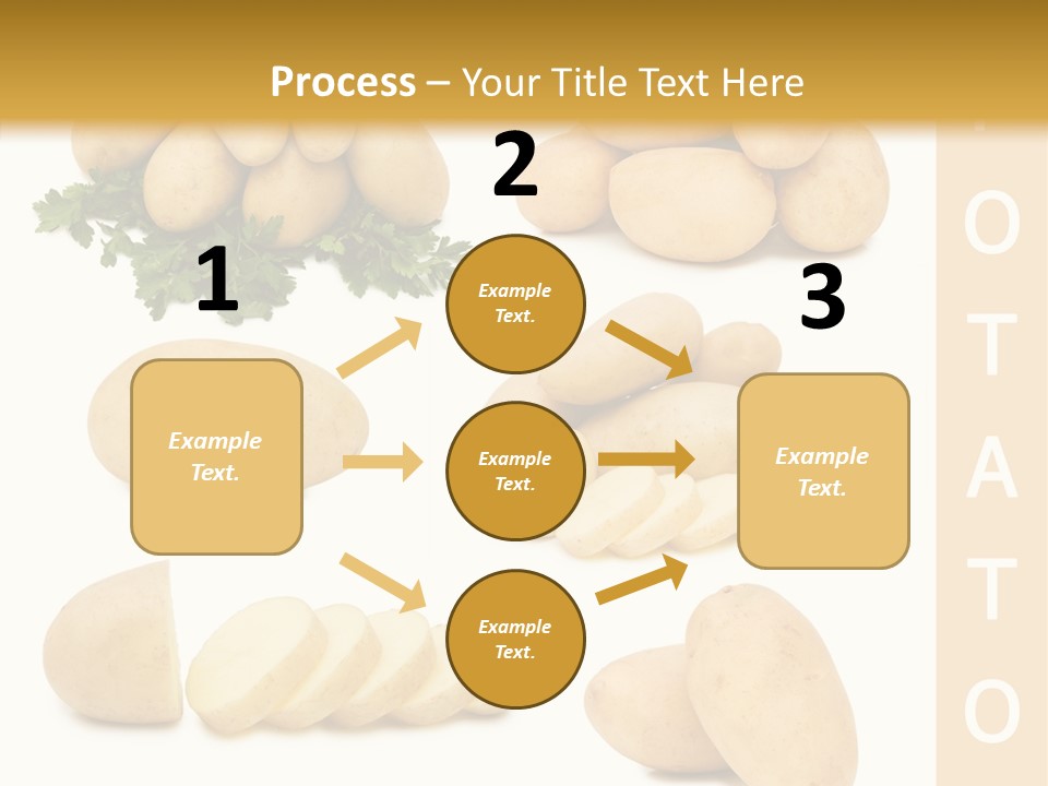 Carbohydrate Vegetarian Food PowerPoint Template