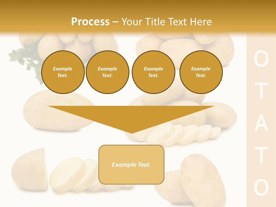 Carbohydrate Vegetarian Food PowerPoint Template