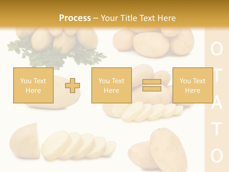 Carbohydrate Vegetarian Food PowerPoint Template
