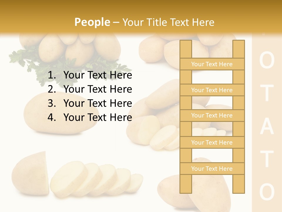 Carbohydrate Vegetarian Food PowerPoint Template