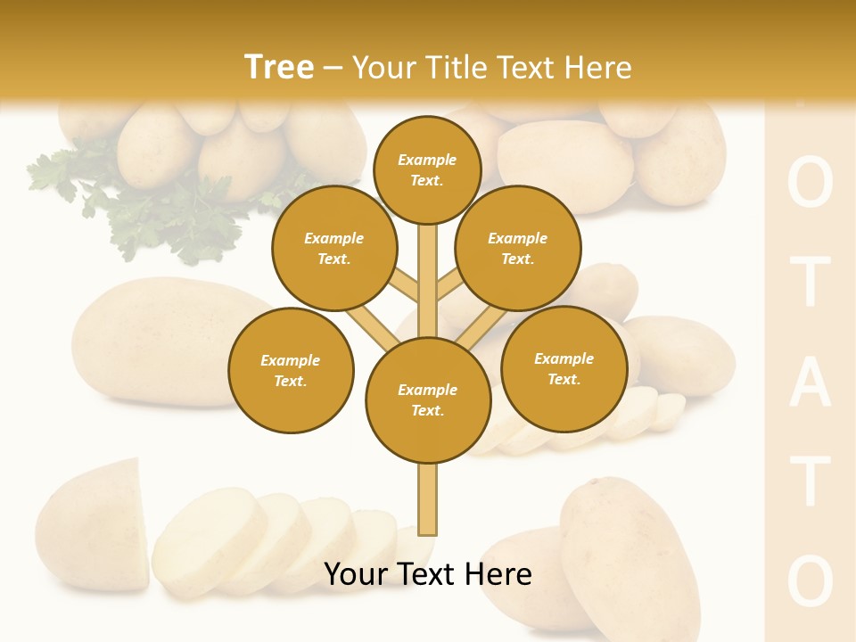 Carbohydrate Vegetarian Food PowerPoint Template