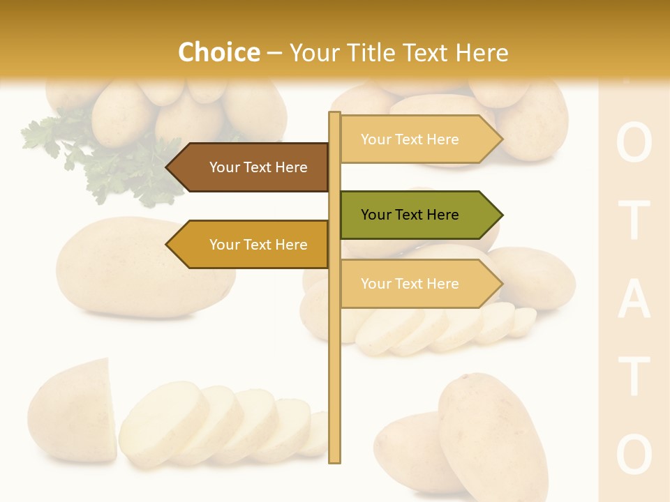 Carbohydrate Vegetarian Food PowerPoint Template