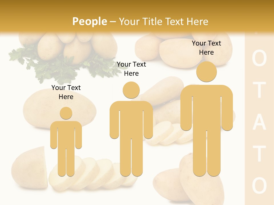 Carbohydrate Vegetarian Food PowerPoint Template