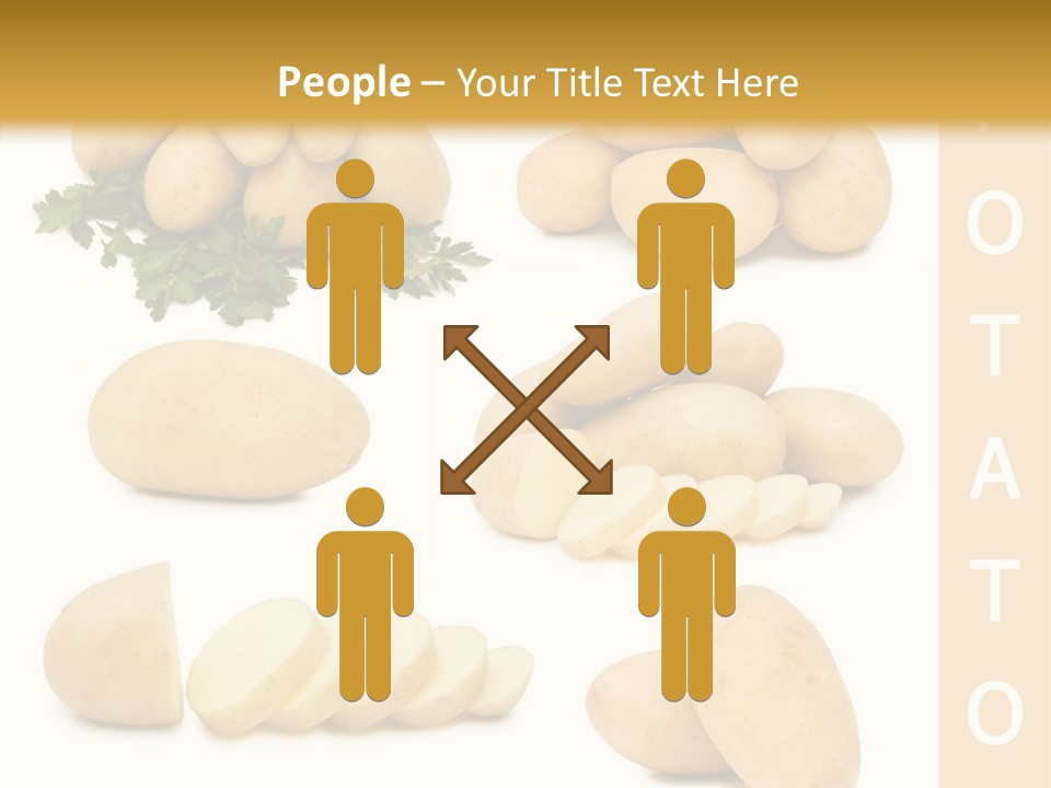 Carbohydrate Vegetarian Food PowerPoint Template