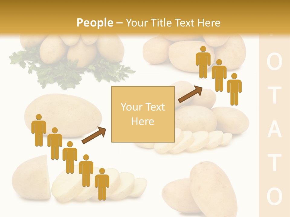 Carbohydrate Vegetarian Food PowerPoint Template