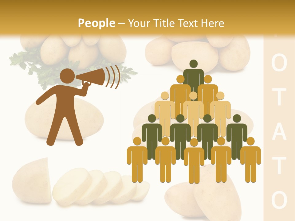 Carbohydrate Vegetarian Food PowerPoint Template