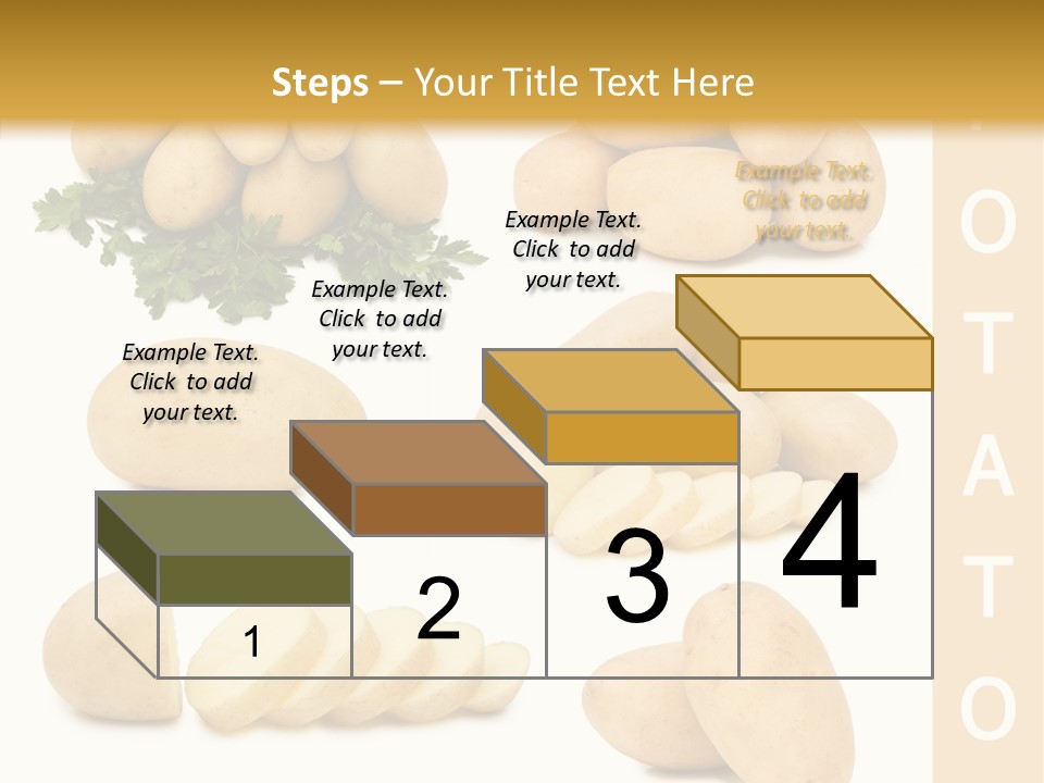 Carbohydrate Vegetarian Food PowerPoint Template