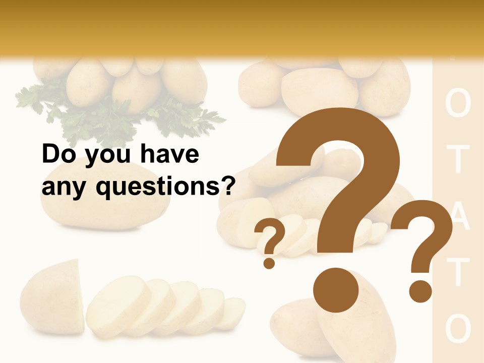 Carbohydrate Vegetarian Food PowerPoint Template