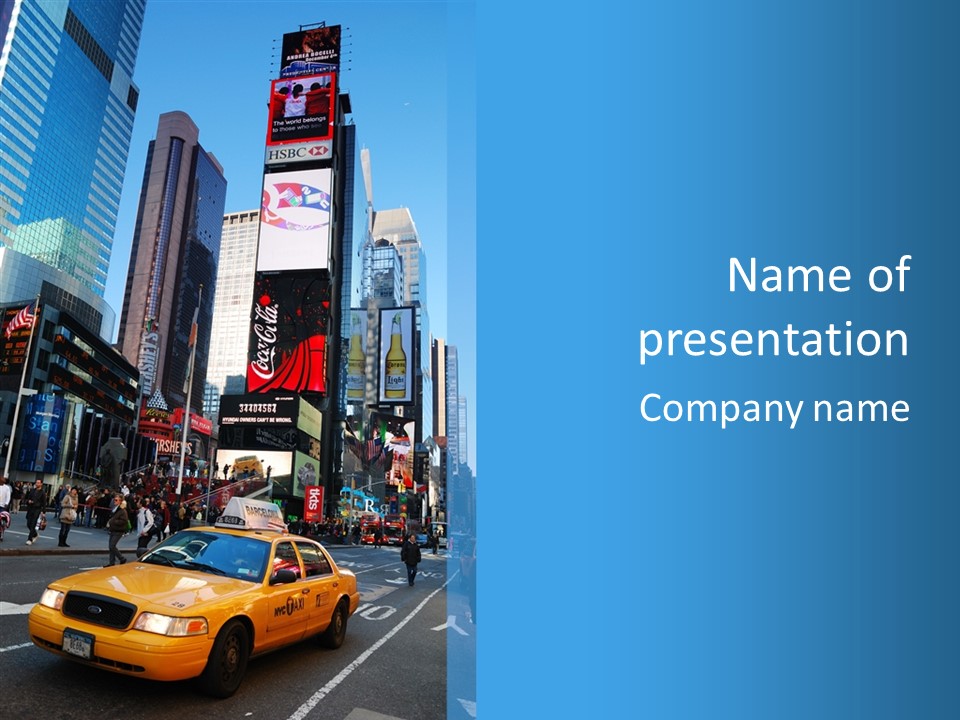 Panorama Speed Colorful PowerPoint Template