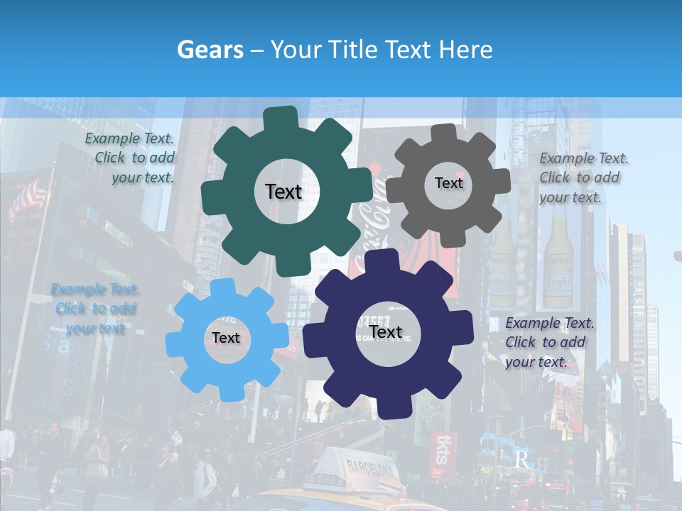 Panorama Speed Colorful PowerPoint Template