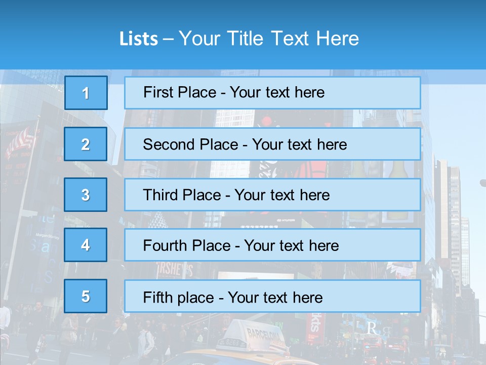 Panorama Speed Colorful PowerPoint Template