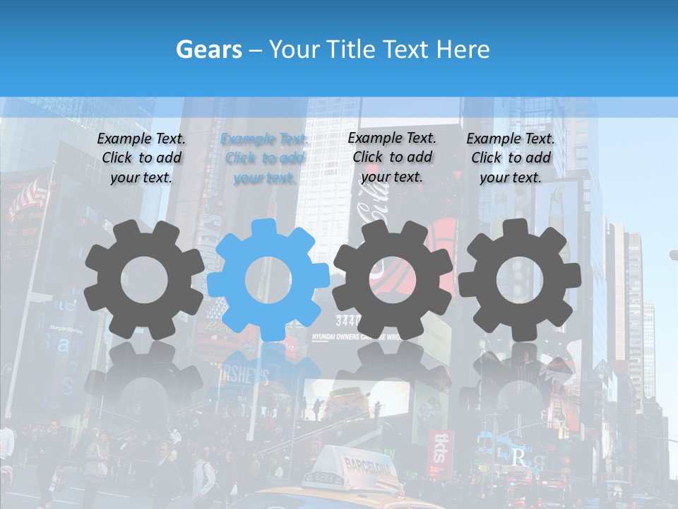 Panorama Speed Colorful PowerPoint Template