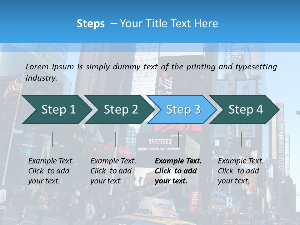 Panorama Speed Colorful PowerPoint Template