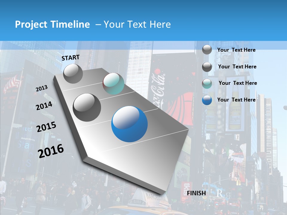 Panorama Speed Colorful PowerPoint Template