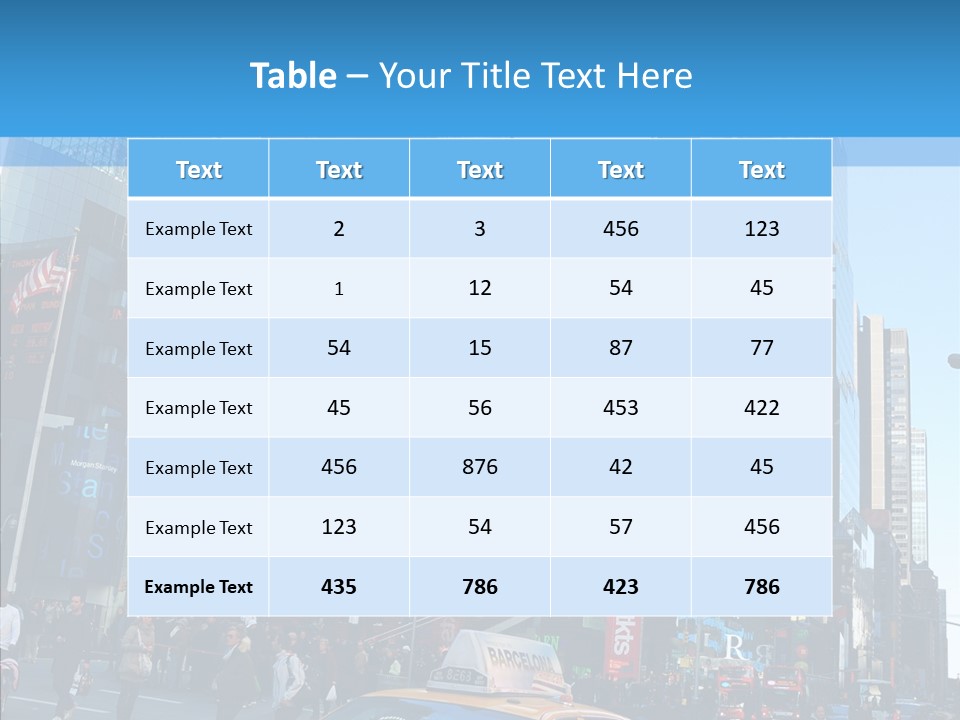 Panorama Speed Colorful PowerPoint Template