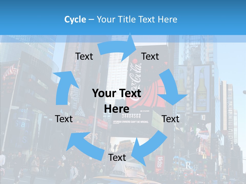Panorama Speed Colorful PowerPoint Template