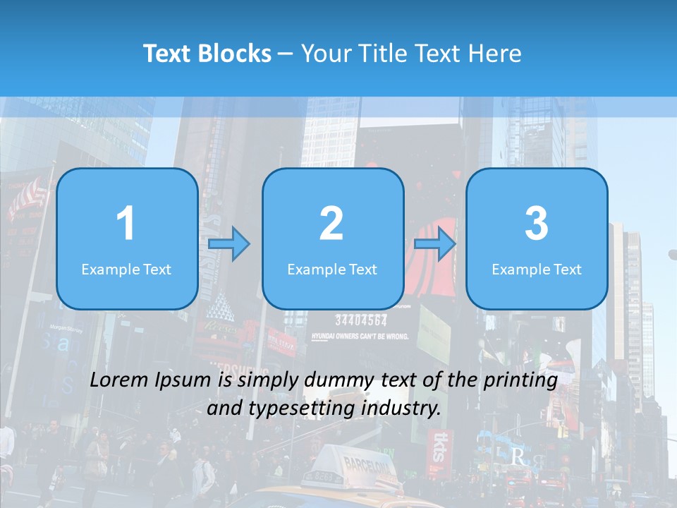 Panorama Speed Colorful PowerPoint Template