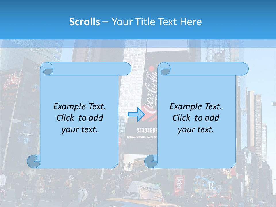 Panorama Speed Colorful PowerPoint Template