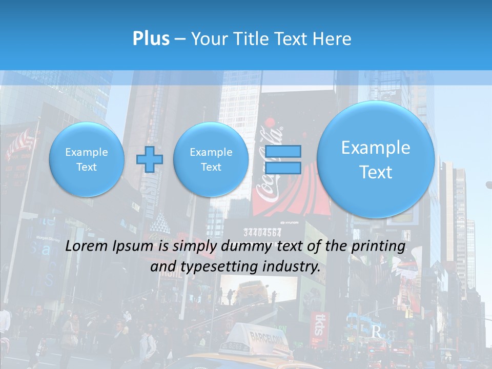 Panorama Speed Colorful PowerPoint Template